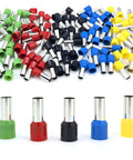 200 Pcs Wire Ferrule Kit With Insulated Ferrule Connectors For 6 AWG Cables Copper Cord End Terminals In Five Colors