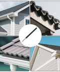 10 Pack 7 Inch Gutter Screws And Plastic Ferrules For Sagging Gutter Repair No Fuss Easy Install Rust Resistant Weatherproof Kit