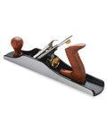 Five Bench Hand Plane Jack Model V3 Built Tough With Heavy Cast Iron And Machined Frog Features Premium Bubinga Handle side view