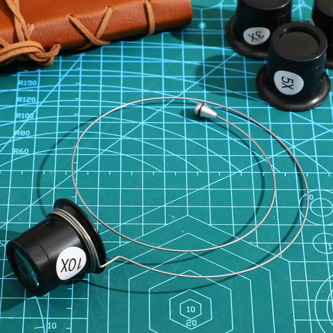 Jewelers Portable Monocular Magnifier Eye Loop Glass For Watches Jewelry Repair And Textile Circuit Coin Stamp Work Tool