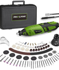 180W Rotary Tool Kit With 6 Variable Speeds And Flex Shaft 8000 To 32000 RPM All In One Heavy Duty Power Tool Workhorse For Crafting Projects And DIY Creations 139 Piece Accessories Kit Renewed displayed with carry case and accessories
