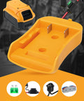 Ride On Car Conversion Kit With 20V Tool Battery Adapter For 12V To 24V Toys, heavy-duty 12AWG wiring, 30A fuse shown