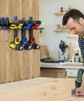 Power Tool Organizer Wall Mount For Cordless Drill And Tools, Heavy Duty Garage Storage Rack holding drills