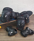 Adult And Youth Knee Pads Elbow Pads With Wrist Guards Protective Gear Set for biking, riding, cycling, scooters on skateboard
