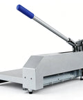 Heavy Duty Manual Guillotine Sheet Metal Cutter 12.4 Inch For Copper Aluminum PCB Boards And Thin Metals Precision Cut With Clean Burr Free Edges