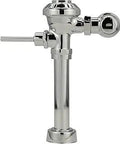 Exposed Manual Diaphragm Flush Valve With 1.6 GPF And Chrome Finish, AquaVantage AV Series, front view
