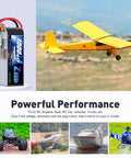 4S 3000mAh LiPo Battery 14.8V 50C Soft Case With XT60 Plug for RC vehicles like airplanes, boats, trucks and helicopters