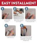 Step-by-step instructions for using Ultra Patch Drywall Repair Kit For Fast Holes Up To Three Inches with standard joint compound.