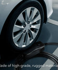 Level 1 EV Charger 120V 15 Amp With 16 Ft Extension Cord And J1772 Cable ETL Certified Portable Plug In Charger on ground