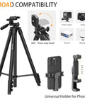 60 Inch Lightweight Travel Camera Tripod For Canon And Nikon DSLRs With Wireless Remote showcasing broad compatibility features