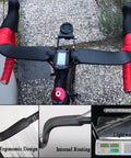 Carbon Fiber Road Drop Bars For Road Bicycles 127mm Drop 104mm Reach UD Matte 31.8mm Clamp 400 420 440mm Width 210g Lightweight