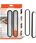 Two Pack LED Light Bars With Motion Sensor, 160 Lumens, Touchless Operation, Magnetic Mount, Battery Powered Slim Portable Lights