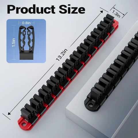Heavy Duty Magnetic Wrench And Screwdriver Organizer For Workshop And Garage, Space Saving Tool Rack, product dimensions