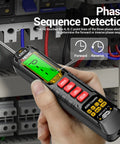 Rechargeable A3015 Upgrade 0.5V To 600V Multimeter And AC DC Test Light Handheld Circuit Tester Pen for phase sequence detection