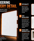 Heavy Duty Adjustable Spring Access Panel For Drywall And Ceilings 12X12 Inch White Abs Plastic Wall Hole Cover Plate, features diagram and quality details.
