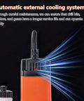 Heavy Duty 1100W Magnetic Drill Press With Copper Core Motor 110V Electric Drilling Machine For Steel And More showing cooling system.