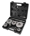 Pro Tungsten Steel Hole Saw Kit With YG8C Alloy Heads For Concrete Brick And Cement Drilling 30 To 110mm Diameters Plus Connectors open case with drill bits