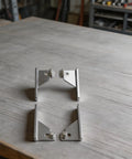 Adjustable Center Column Refrigerator Door Hinge With Left Shaft 0.28 Inch Diameter Zinc Alloy Replacement Hinge on table
