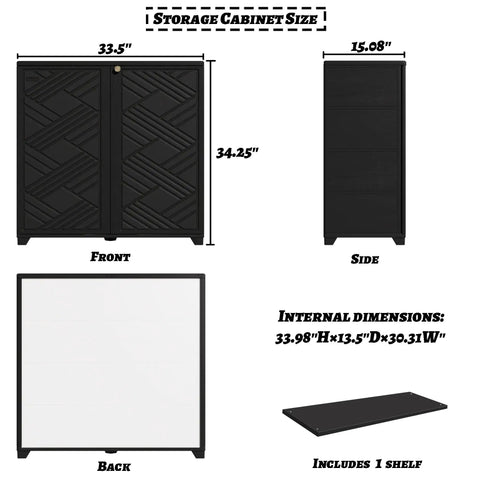 Resin Outdoor Storage Cabinet Weatherproof for Patio Garden Backyard dimensions and design overview.