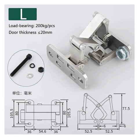 Stainless Steel Stone Door Hinge Hidden Open Invisible Concealed Hinge With Adjustable Fit For Fire Hydrant Box And Well Doors