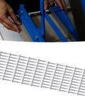All Purpose Stainless Steel Self Tapping Screws Kit Hex Self Drilling Screws 4.2x32mm And 4.8x32mm 100 Pc Set shown on table with installation tool