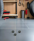 Two Sets Motorcycle Rubber Grommet Kit For Shock Absorption And Quick Install No Fuss Easy Fit Built Tough With Sturdy Rubber And Metal For Riding Long Distance Journeys And Smooth Motorcycle Fairings Buffer, three rubber-metal grommets on garage floor