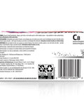 Heavy Duty C Cell Alkaline Batteries 8 Pack packaging back showing warning and recycling info for high drain gadgets.