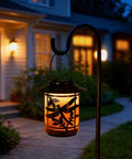 Outdoor Solar Lantern Dragonfly Metal Light Waterproof Garden Decor For Patio Courtyard Tabletop LED Night Ambiance