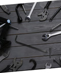 Super Cool L Shaped Hex Wrench Set With Ergonomic Grip And High Carbon Steel Build For Tough Bike Repairs And Home Fix-Ups That Reduce Hand Strain While Keeping Your Toolkit Rock Solid And Ready To Roll Anytime You Need It. L-shaped hex keys on dark wood