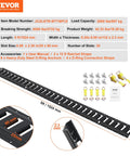 5 Foot E Track Tie Down Rail Kit With 18 Pieces, including a rail, O Ring Anchors, and ratchet straps, load capacity 2000 lb