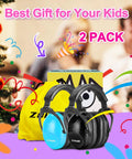 Kids Noise Canceling Ear Protection 2 Pack For Concerts Fireworks And Football Games Autism Friendly Ear Muffs