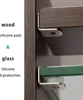 Premium Cabinet Shelf Pegs With Durable Silicone Pads For Wood Glass Metal Adjustable Shelving Hardware Mixed Quarter Inch And Five Millimeter Diameters Quick Easy Install Badass Storage Solution on wood and glass surfaces.
