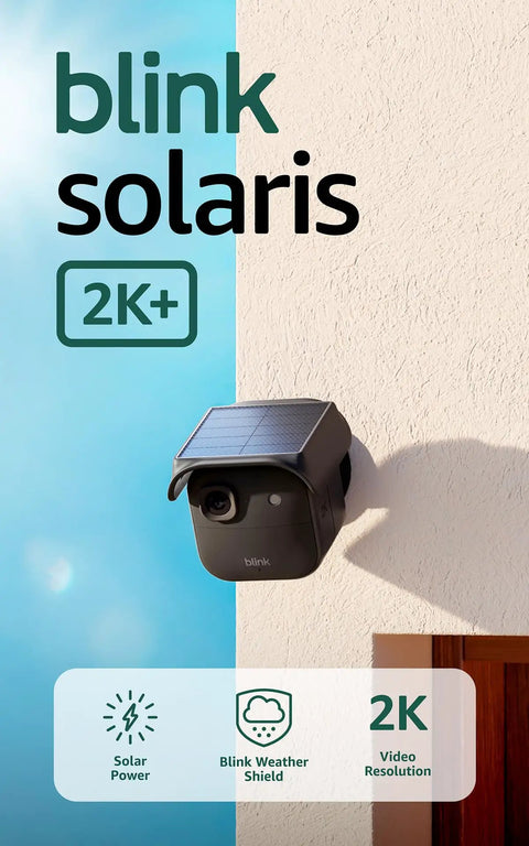 Ditch The Cords Hassle Free Solar Smart Security Camera With True 2K Video Feed And Sync Hub Included For Bulletproof Home Protection mounted on wall.