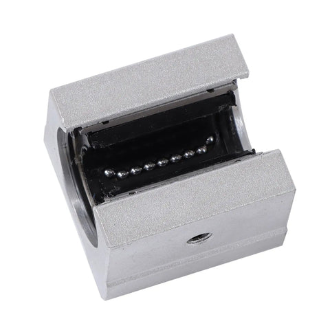 SBR 16 1500mm Linear Guide Rail Kit With Four SBR16UU Bearing Blocks Sliders For CNC Machines Industrial Grade Rails Smooth Operation High Rigidity And Precise Motion Control bearing block close-up with steel balls