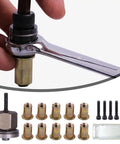 Rivet Nut Kit M3 To Drill Attachment For DIY Auto Projects Sturdy Mandrel Adapter with wrench and components displayed