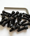 Built Different M6x20mm Socket Head Cap Screws Grade 12.9 Alloy Steel Black Oxide Finish With Precision Allen Hex Drive heavy-duty kit.