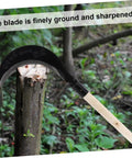 Durable Manganese Steel Scythe Long Hand Hoe For Garden Weeding Heavy Duty Yard Work Hand Weeder Tool With Sharp Edge
