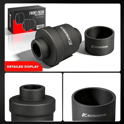 Badass 44mm Wheel Bearing Press Tool Kit For Polaris RZR Sportsman Ranger Xp Scrambler Heavy Duty showing driver and holder.