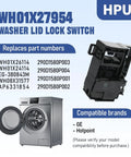 GE Washer Lid Lock Switch Replacement WH01X27954 Compatible With WH01X26114 WH01X24114 290D1580P004 290D1580P002