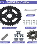 High Speed 40T 420 Sprocket With 37mm Bore And 6 Hole Mount For Mini Bikes Replacement Gear For Coleman CT100U CC100X parts