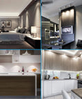 LED G12 Corn Bulb 16W Natural White 4000K installed in modern kitchen and living room settings