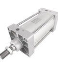 Pneumatic Air Cylinder SC 125 x 200 Double Acting With Single Rod 4.92 Inch Bore And 7.87 Inch Stroke M27x2 Threaded Rod PT 1/2 Port