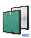2-Pack H13 True HEPA Replacement Filter for Elechomes A3B A3B WIFI Olansi KJ200-A3B and Habitat 280ae Air Purifiers 4-Stage Filtration