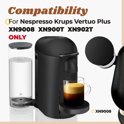 Water Tank Lid Cover Replacement For Nespresso Vertuo Plus And Krups Vertuo Plus Coffee Machines XN9008 XN900T XN902T No Fuss Fit
