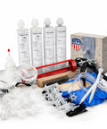 10 Ft Fast Set Concrete Crack Repair Kit With Polyurethane Injection System for foundation and basement walls, tools included