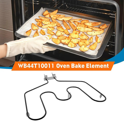 Oven Bake Element Replacement WB44T10011 For GE Hotpoint And Other Brands No Fuss Install Replaces WB44T10059 with baking tray