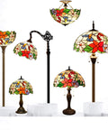 Stained Glass Tiffany Style Hummingbird Table Lamp 12 Inch Shade And 18 Inch Tall Bedside Desk Reading Light S101 Series