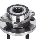 Front Wheel Hub And Bearing Assembly With ABS For Outback Forester Impreza Legacy Ascent 5 Lug Replacement Built For A Smooth Ride And Easy Install Today, showing metal construction and five lug design.