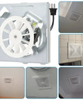 Heavy Duty Replacement Fan Motor For 696N R02 B Bathroom Ventilation Unit Smooth Airflow Upgrade visible with multiple vent placements.