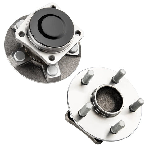 2x Rear Wheel Bearing Hub Assembly Non ABS 5 Lug Fit For Pontiac Vibe 2003-2008, Toyota Celica 2000-2005, Corolla 2003-2008, Matrix 2003-2008 Rear Left And Right Sides, 2 Pieces